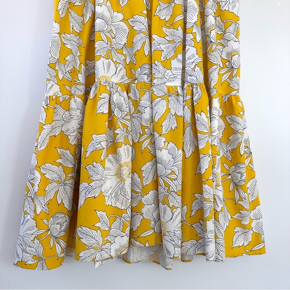 NEW Zara Yellow Summer Midi Dress w/ spaghetti straps - Picture 11 of 12